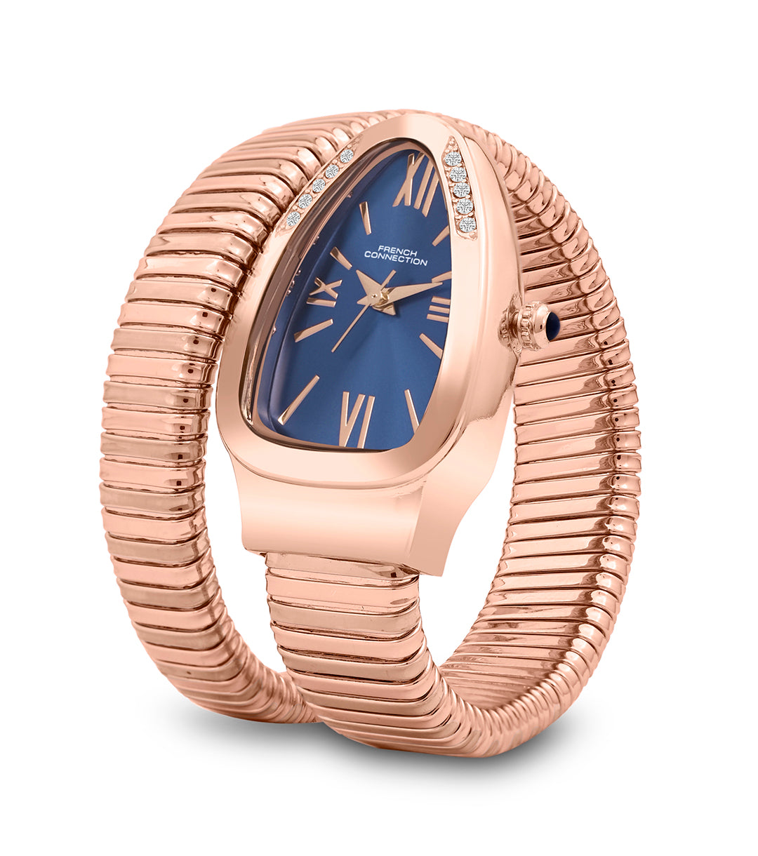 The Eternelle Curve Women's Snake Wrap Design Analog Watch | FCN0142URGM