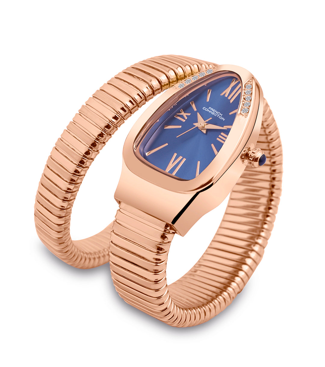 The Eternelle Curve Women's Snake Wrap Design Analog Watch | FCN0142URGM