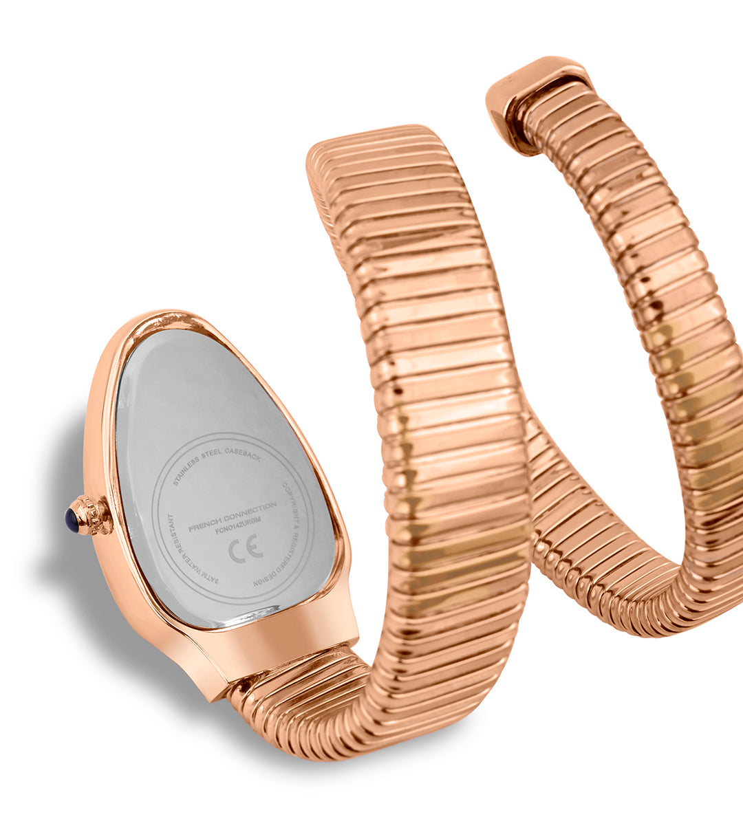 The Eternelle Curve Women's Snake Wrap Design Analog Watch | FCN0142URGM