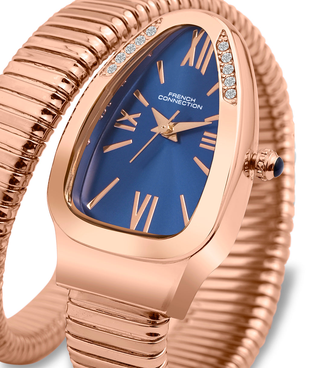 The Eternelle Curve Women's Snake Wrap Design Analog Watch | FCN0142URGM