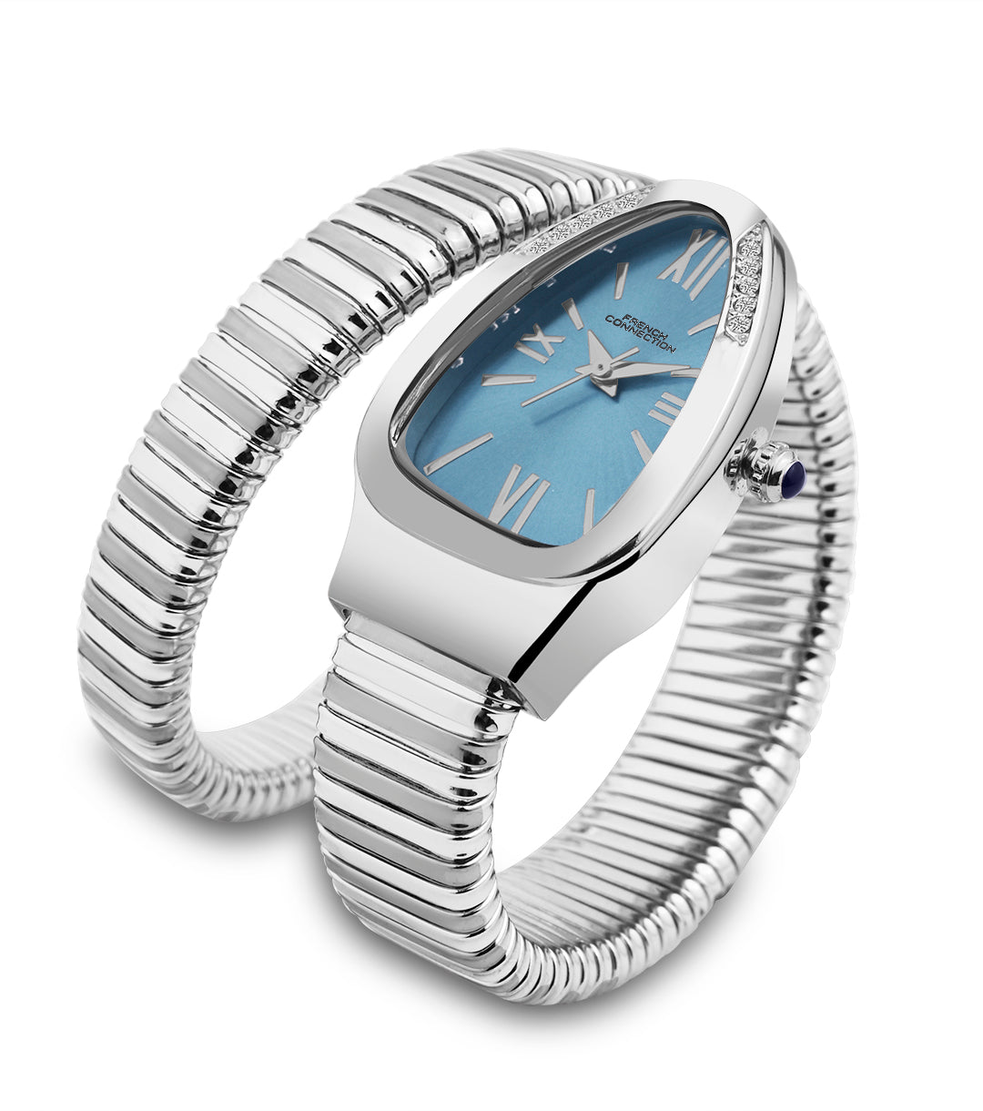 The Eternelle Curve Women's Snake Wrap Design Analog Watch | FCN0142USM