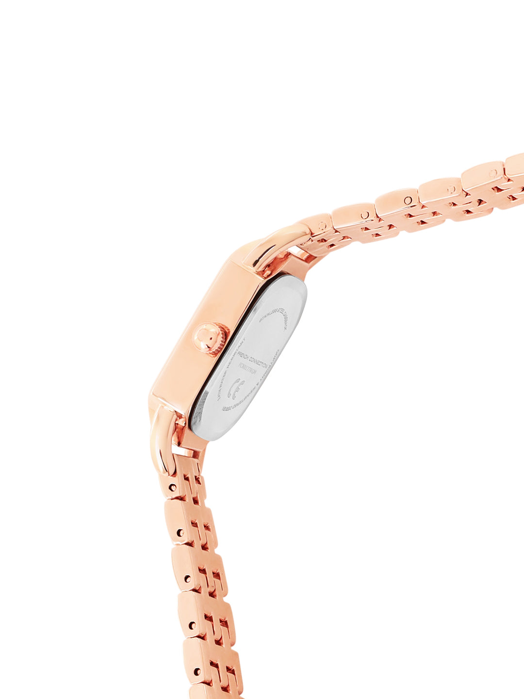 French Connection Opessence Rose Dial with Rose Gold Strap Womens Analog Watch | FCN0177RGM