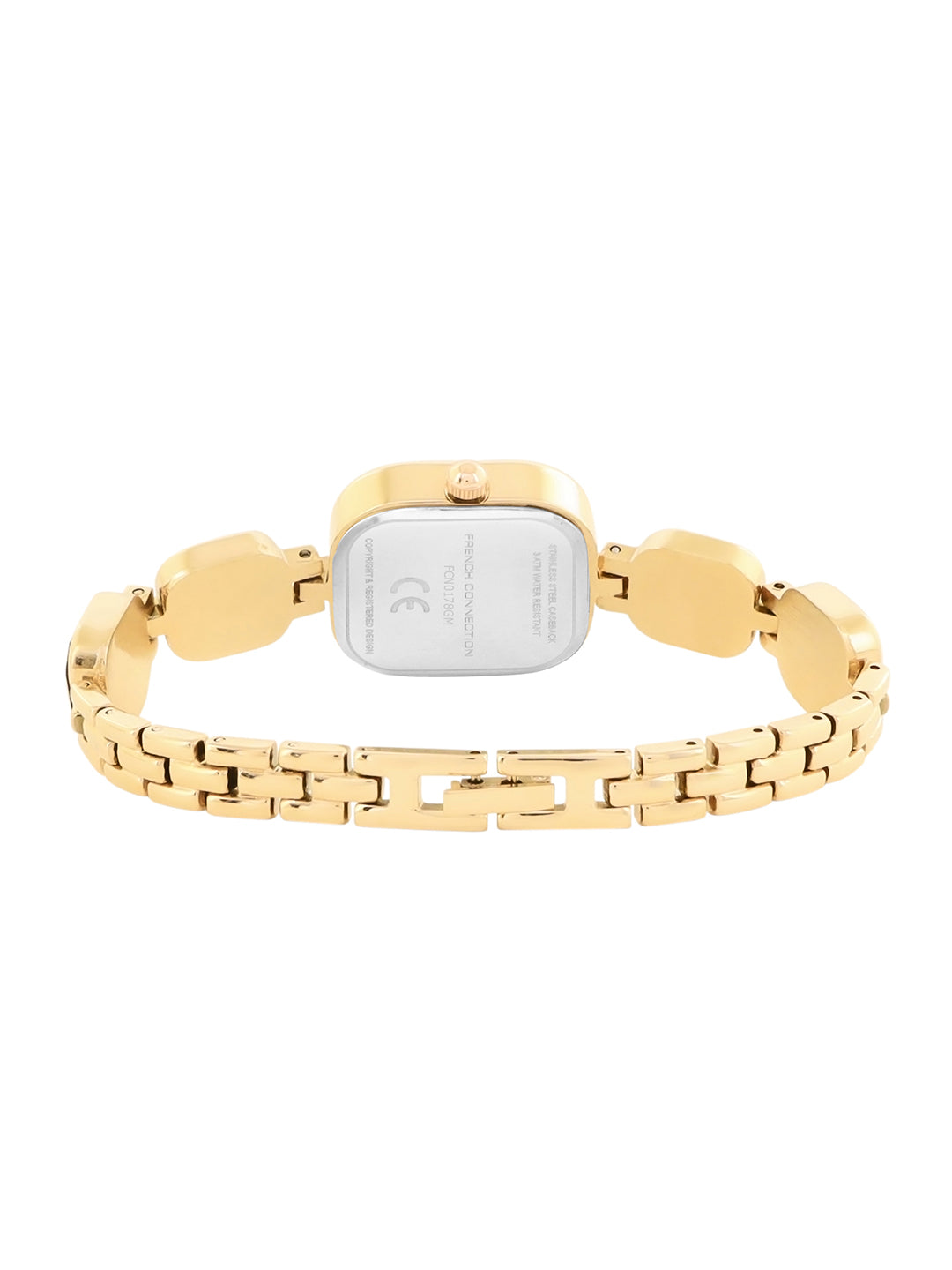 French Connection Auroraé Yellow Dial with Gold Strap Womens Analog Watch | FCN0178GM