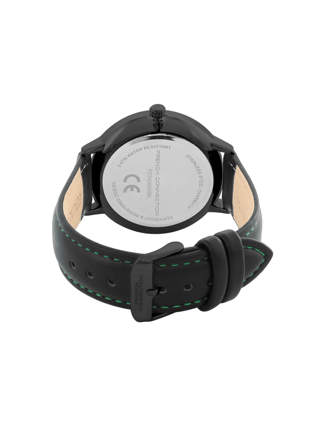 French connection Opus Green Round Dial Mens Mult Function Watch FCN066NBL