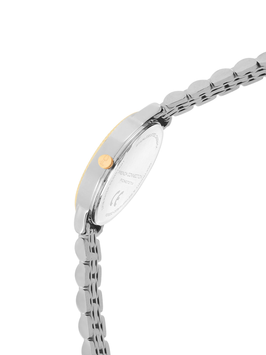 French Connection Analog Green Dial Women's Stainless Steel Watch-FCN072TM