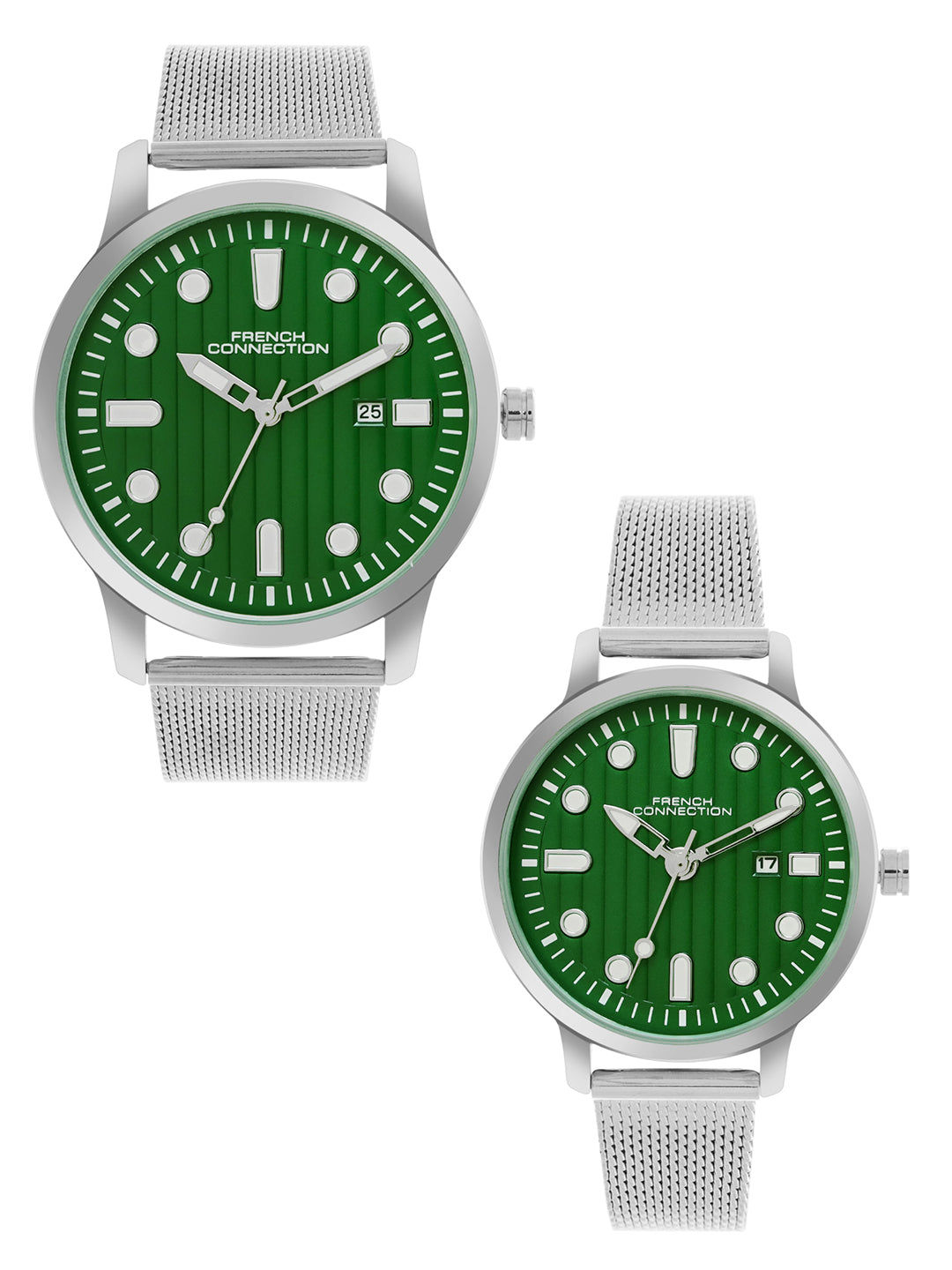 French Connection Analog Green Dial Unisex's Watch-FCN080NSM
