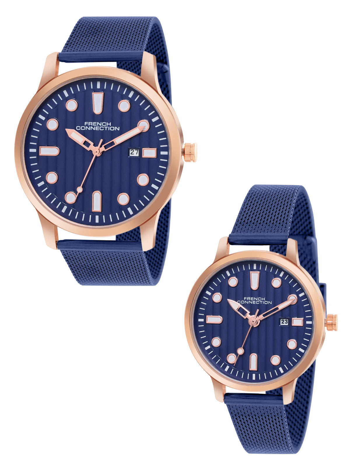 French Connection Analog Blue Dial Unisex's Watch-FCN080UM