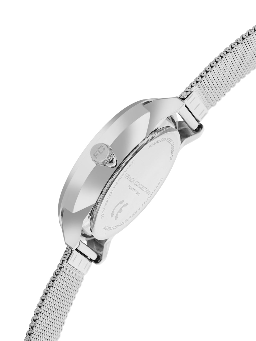 French connection Tempus Blue Round Dial Mens Mult Function Watch FCN085USM