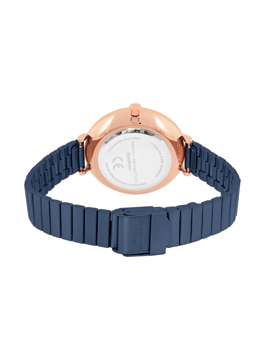 French Connection Dancing Diamonds Blue Dial with Blue Strap Womens Analog Watch | FCN087UM
