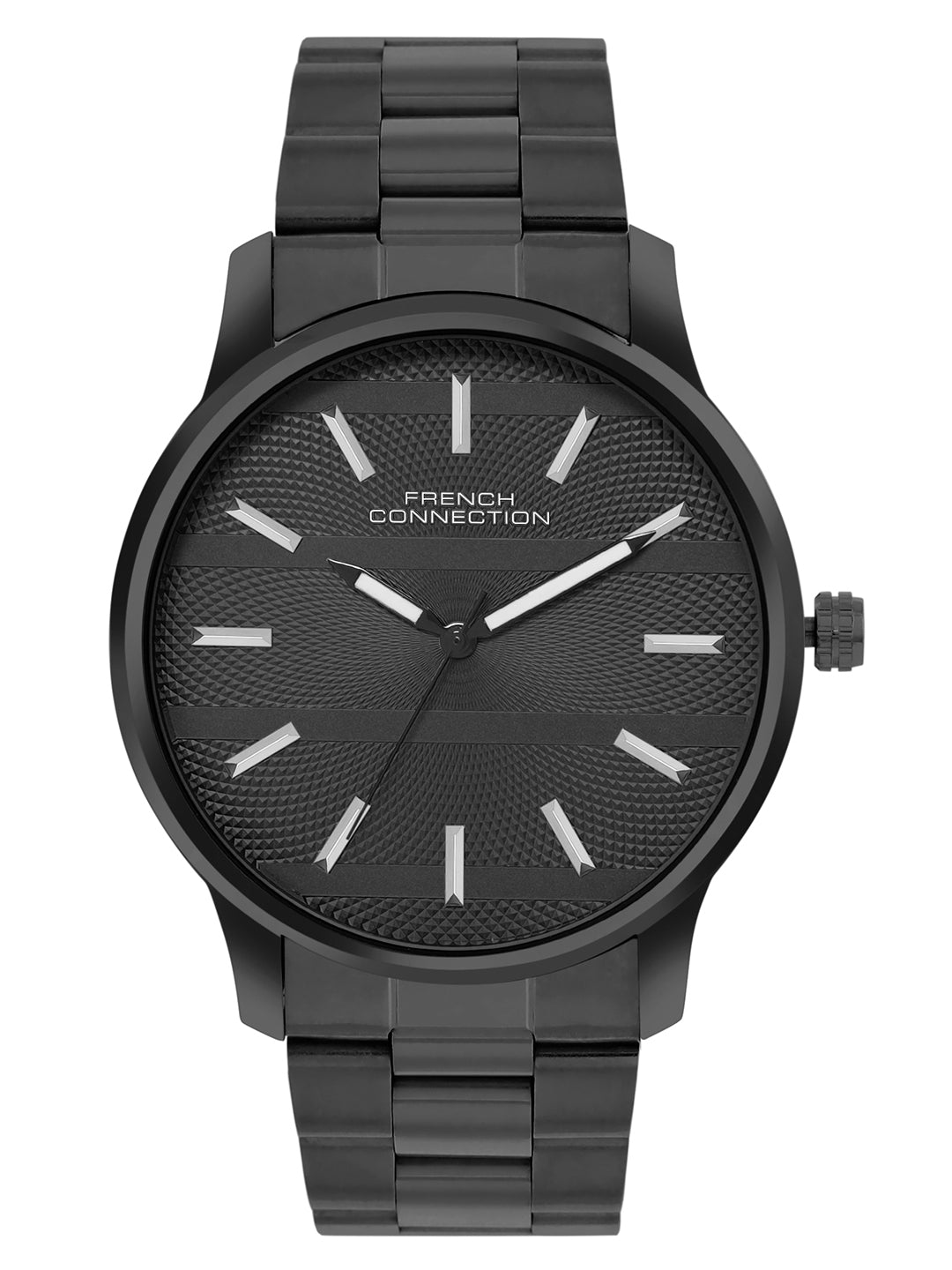 French Connection Analogue Black Dial Men's Watch -FCN091BM