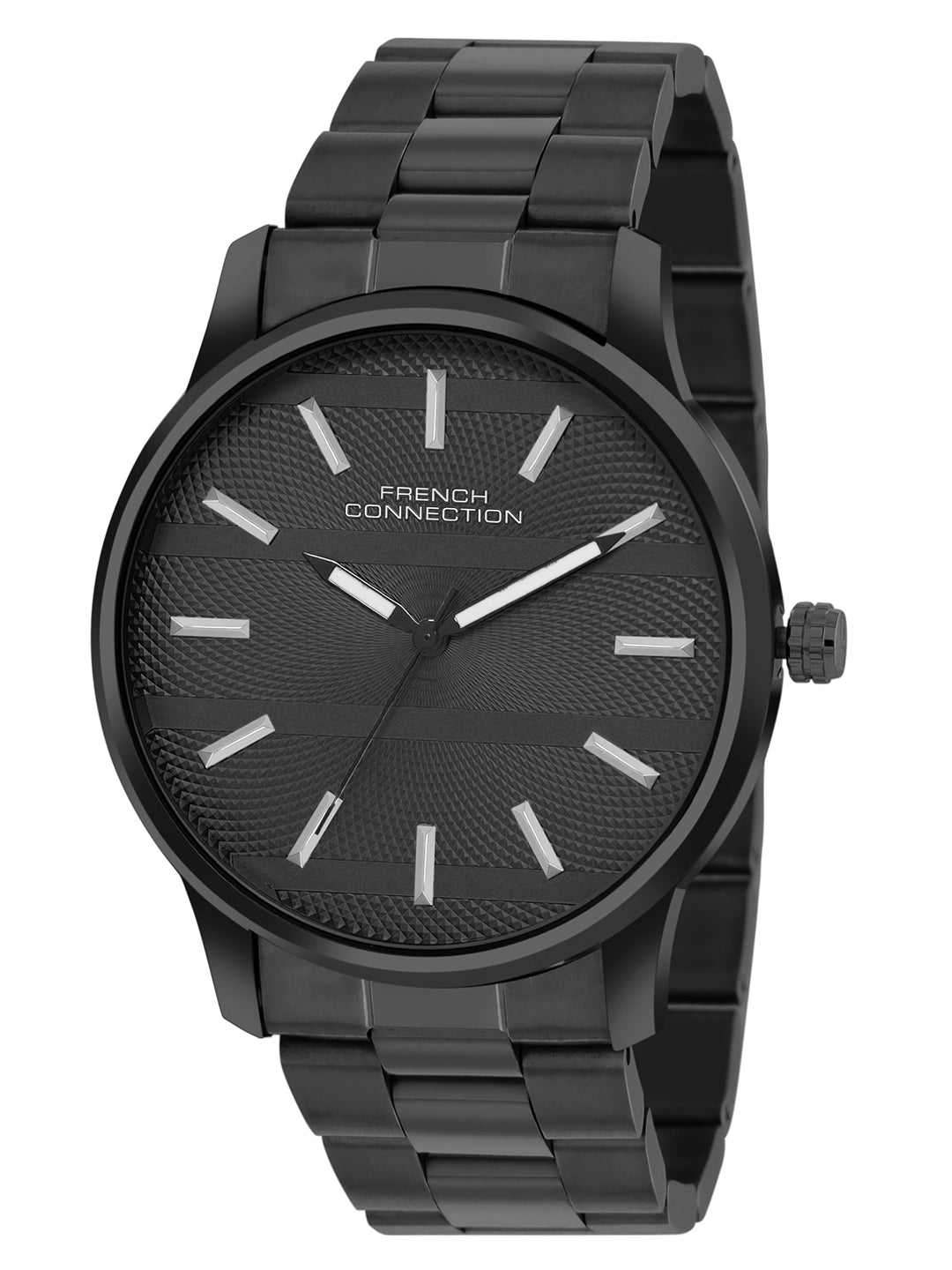 French Connection Analogue Black Dial Men's Watch -FCN091BM
