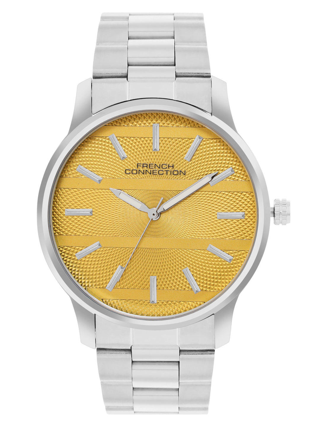 French Connection Analogue Mustard Dial Men's Watch -FCN091YSM