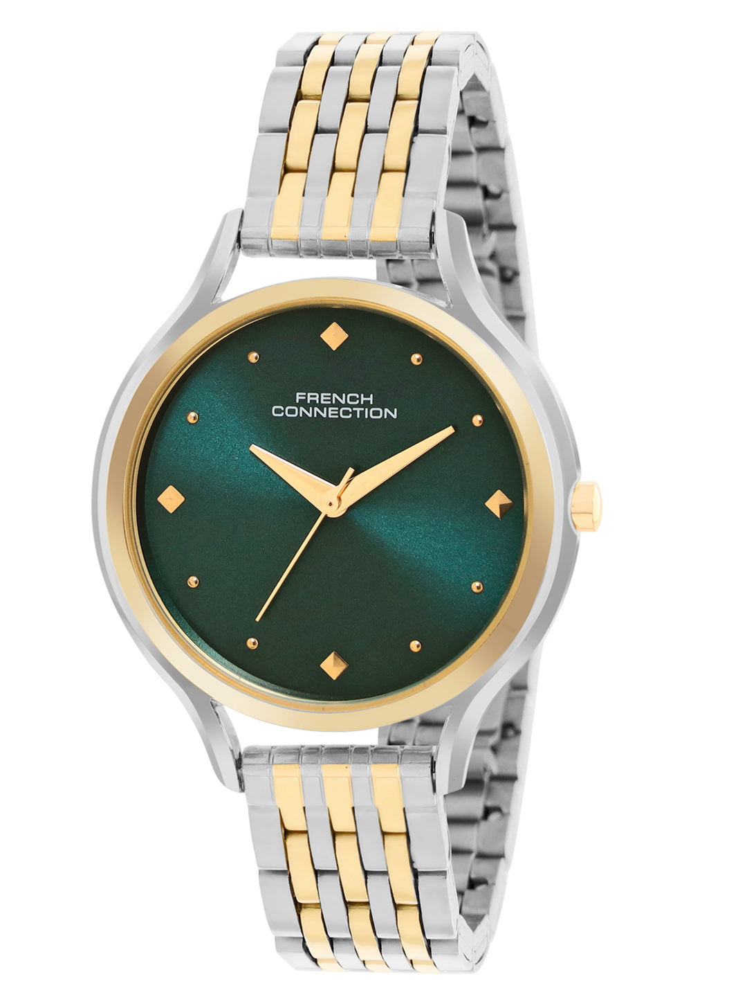 French Connection Analogue Green Dial Men's Watch -FCN096NTM