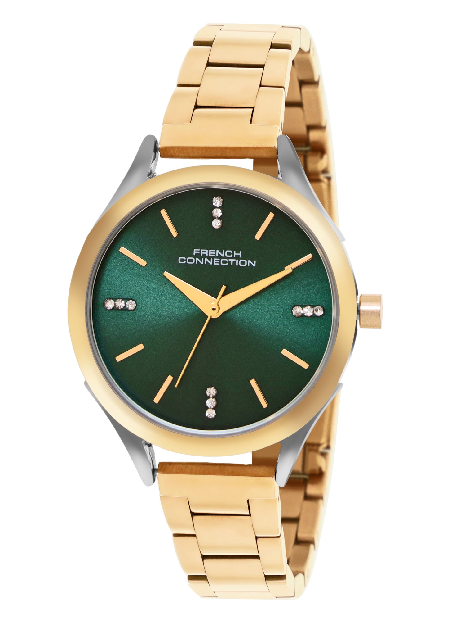 French Connection Analogue Green Dial Men's Watch -FCN099NGM