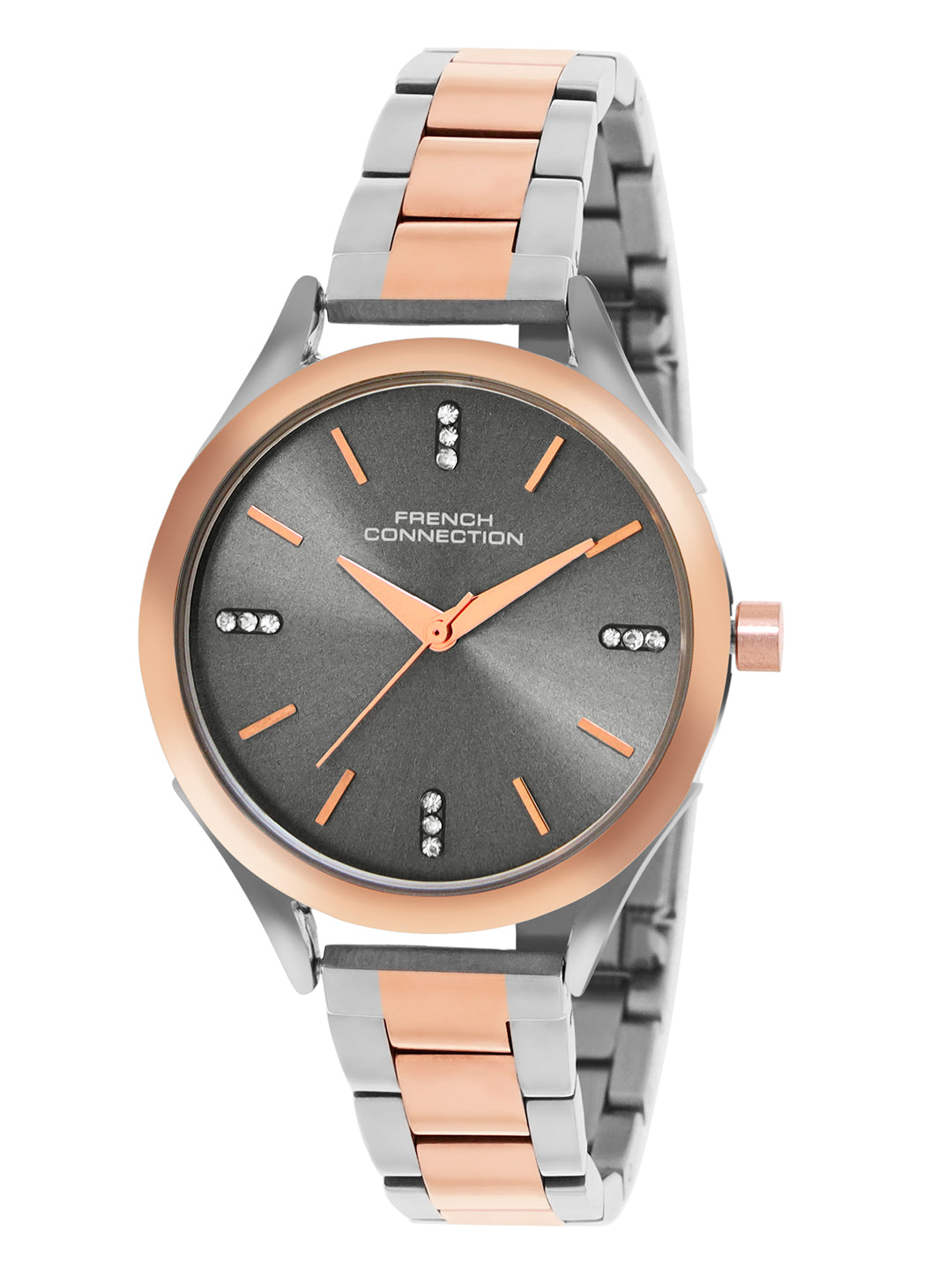 French Connection Analogue Grey Dial Men's Watch -FCN099RTM