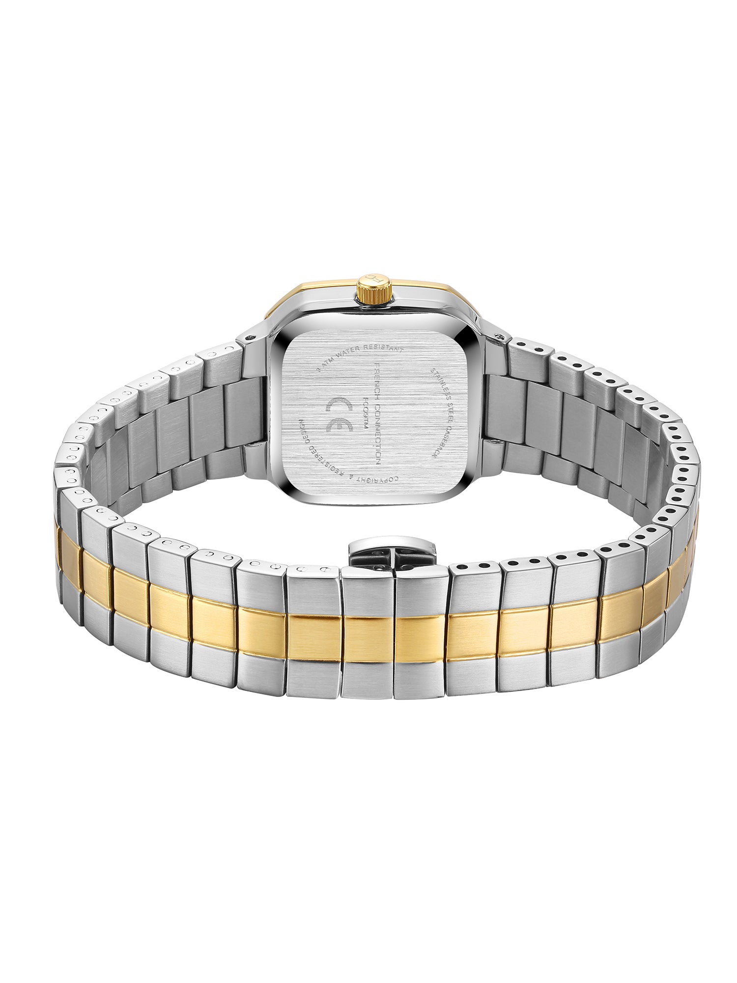 French Connection Relia | Analog Display | Grey Sunray Dial | Stainless Steel Strap | Watch for Women - FCO9TM