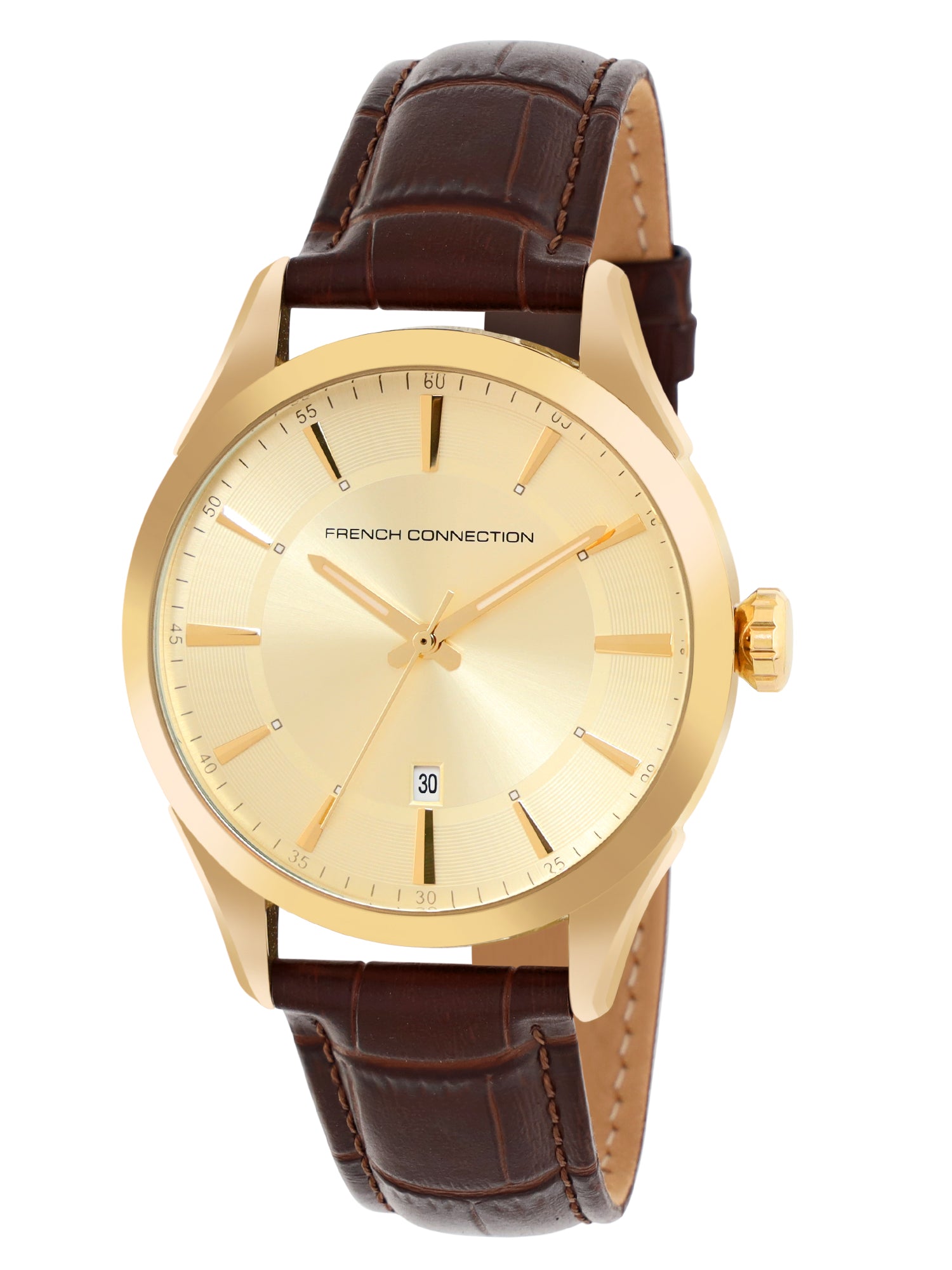 French Connection FCP31G Etienne Gold Dial Men's Analog Watch