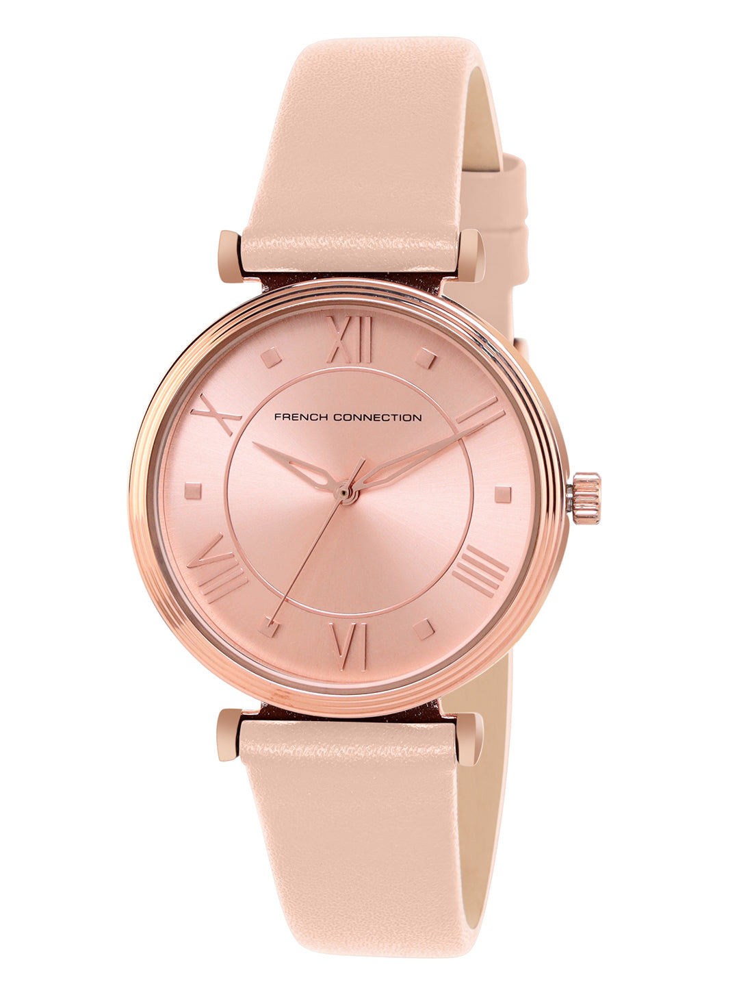 French Connection Peach Dial Women's Analog Watch-FCP32RGL