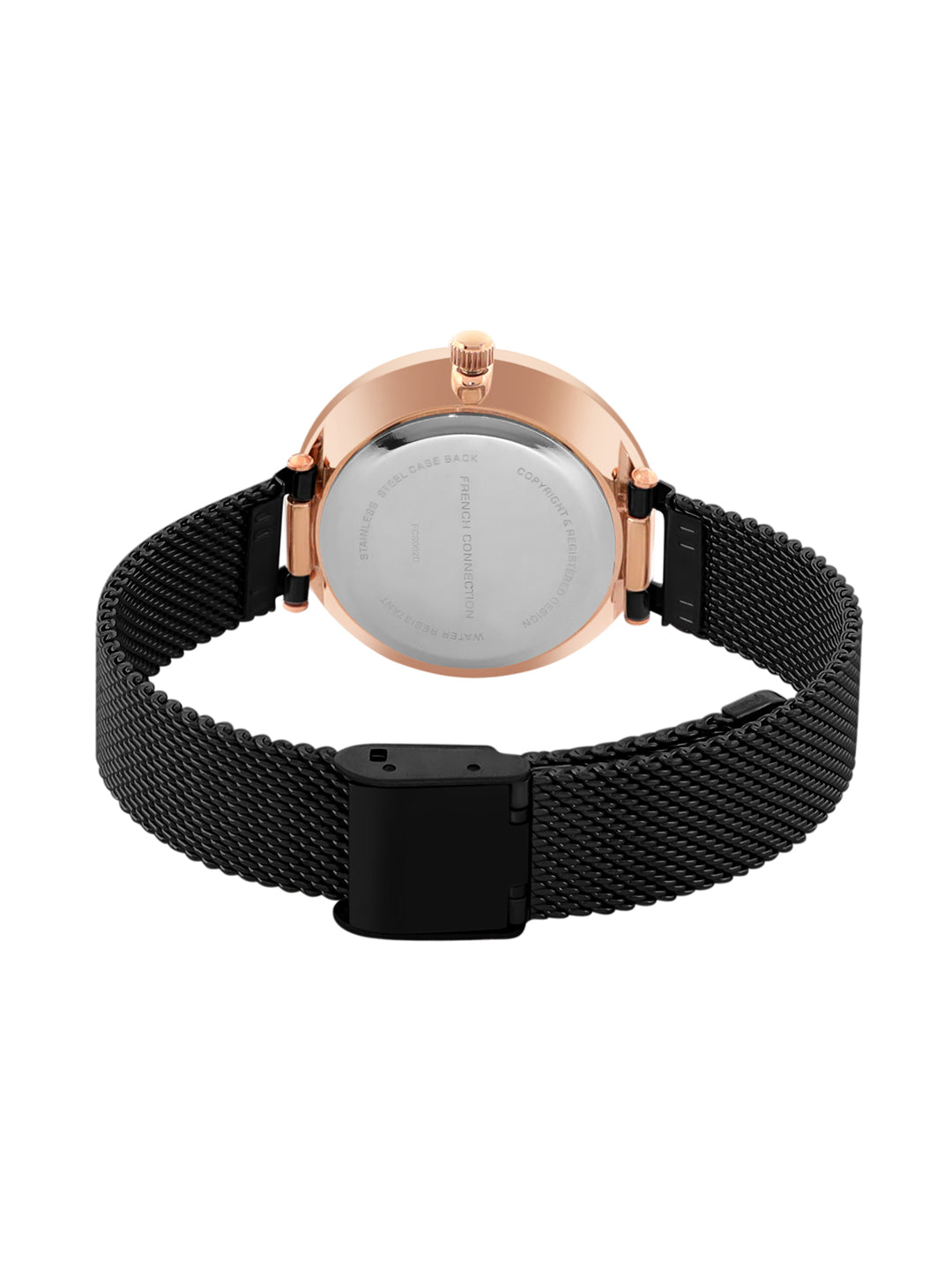 French Connection Analog Black Dial Women's Watch-FCS002D
