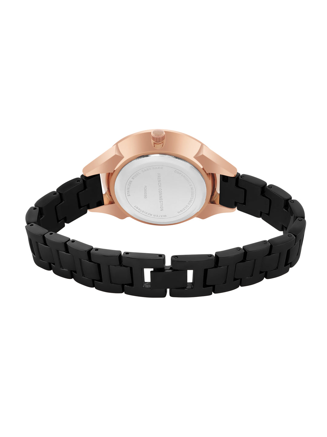 French Connection Analog Black Dial Women's Watch-FCS003D
