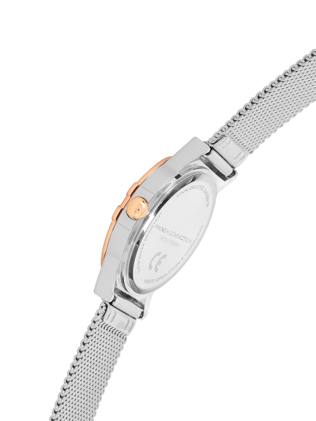 French Connection Black Dial Analog Watch for Women's - FCU1BSM