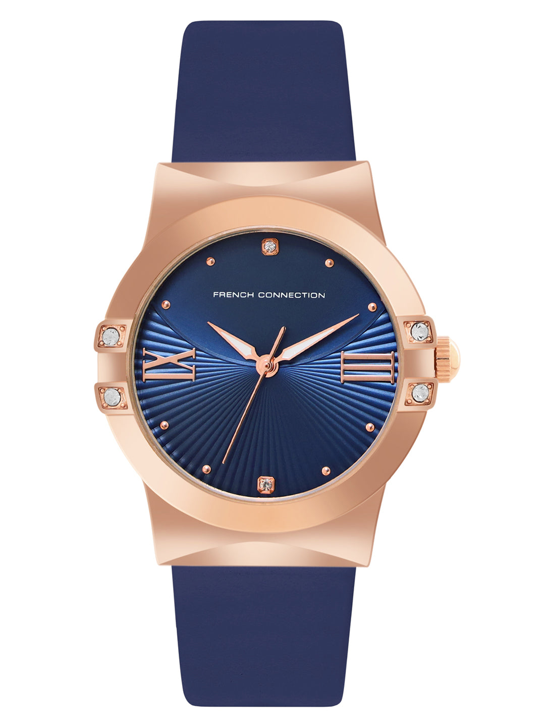 French Connection Blue Dial Analog Watch for Women's - FCU1UL