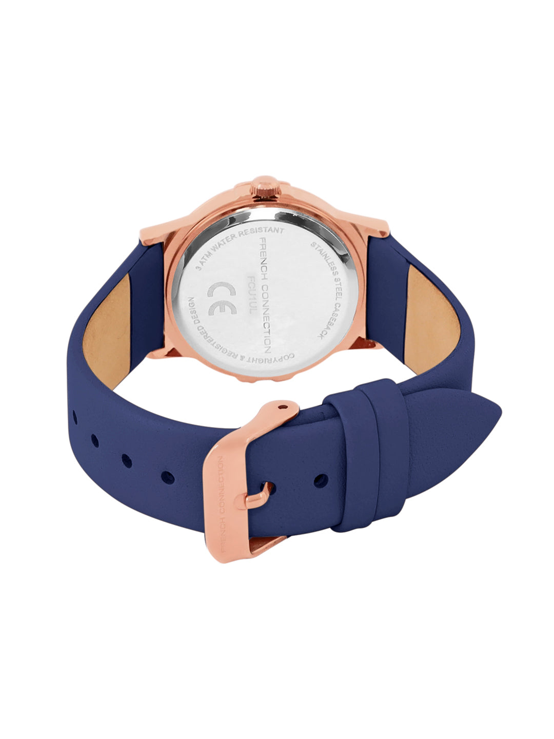 French Connection Blue Dial Analog Watch for Women's - FCU1UL