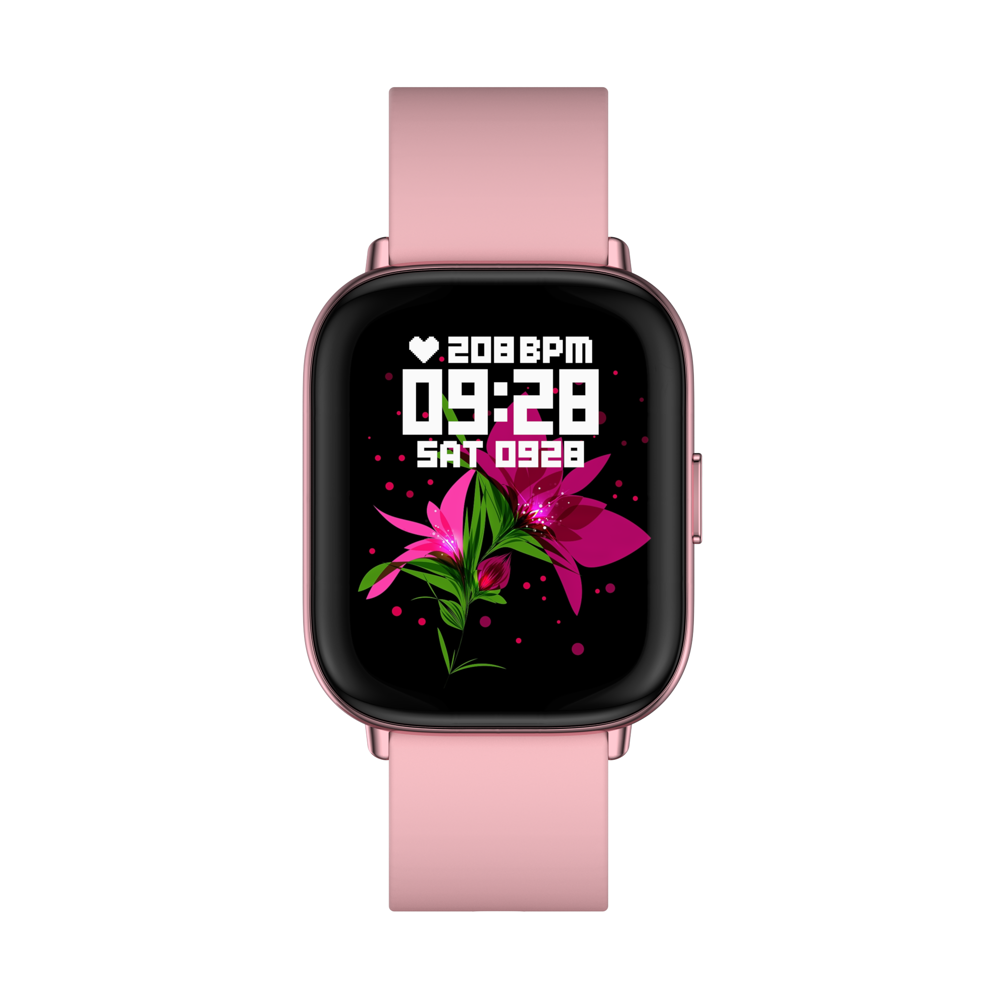 FCUK Fit Pro Full touch Bluetooth Calling Pink Smart watch-FCUK009A