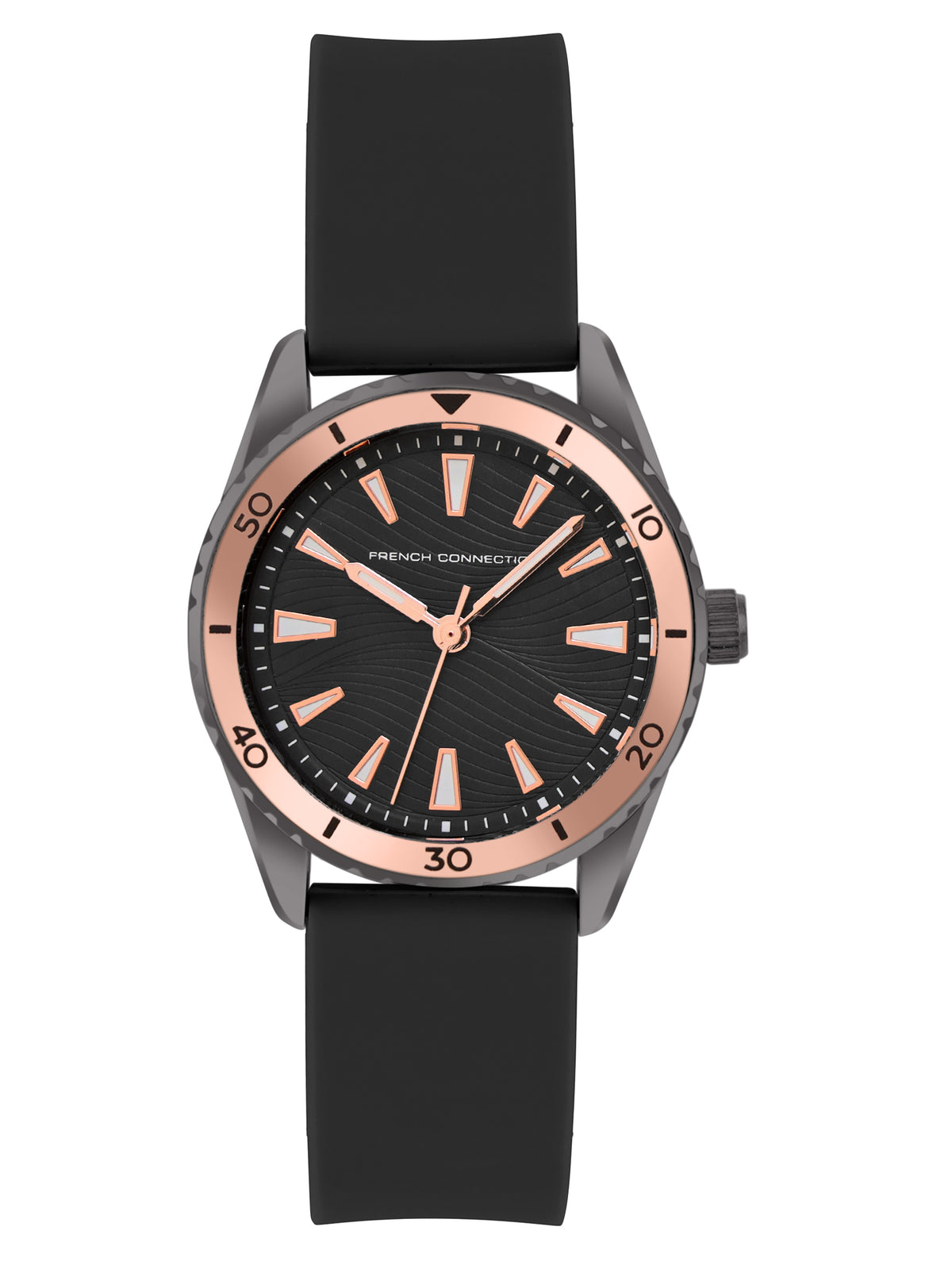 French Connection Black Dial Analog Giftset for Women's - FCW13BL