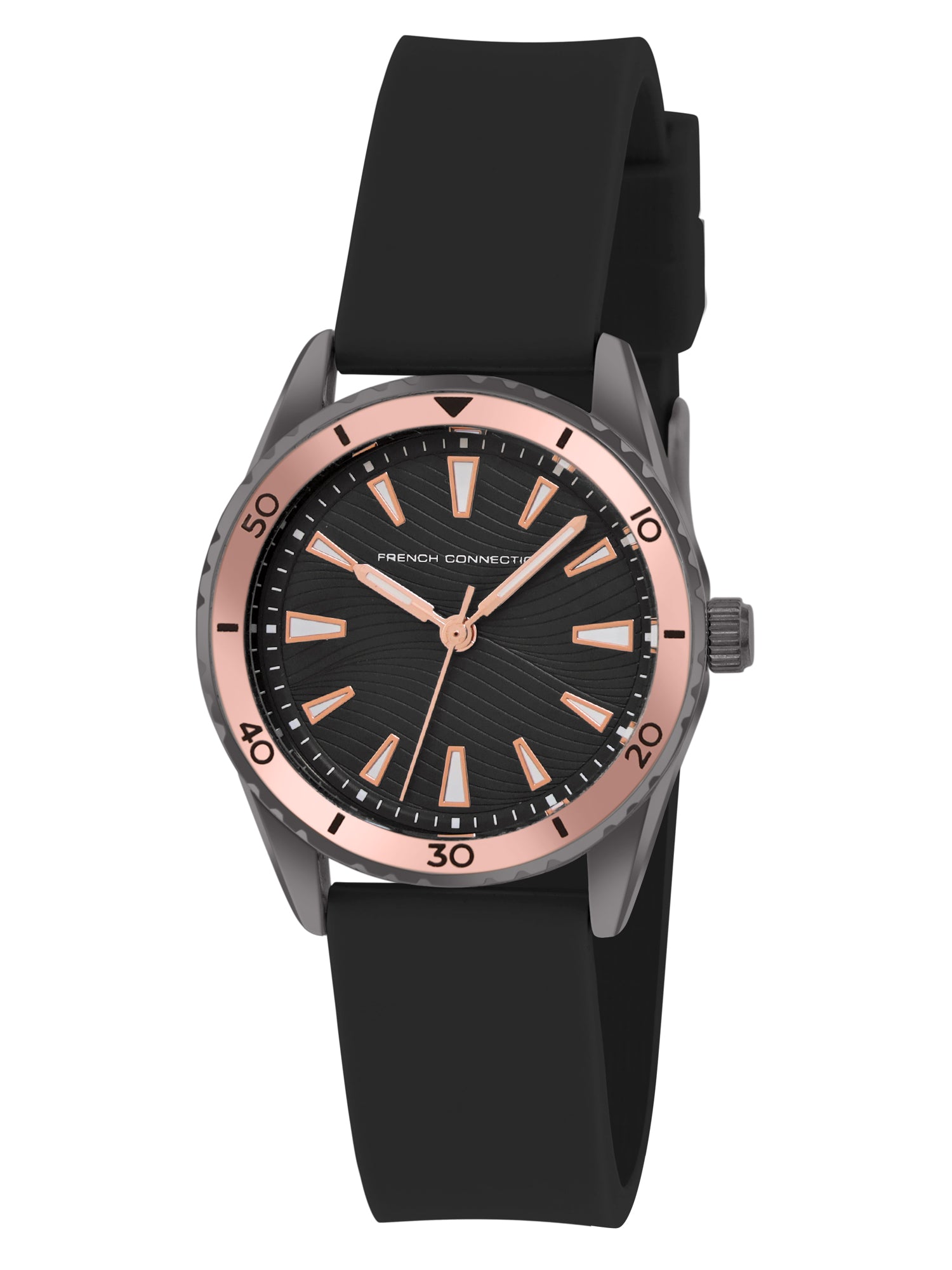 French Connection Black Dial Analog Giftset for Women's - FCW13BL