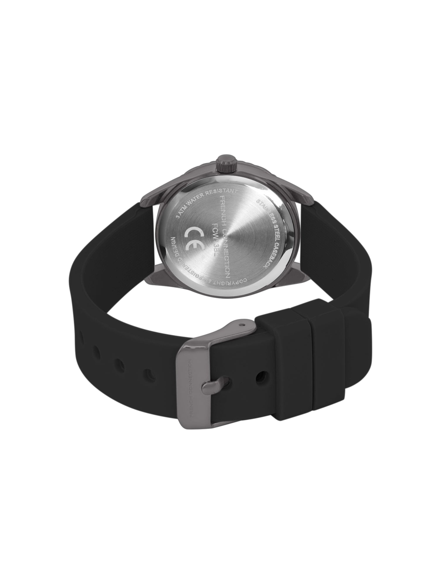 French Connection Black Dial Analog Giftset for Women's - FCW13BL