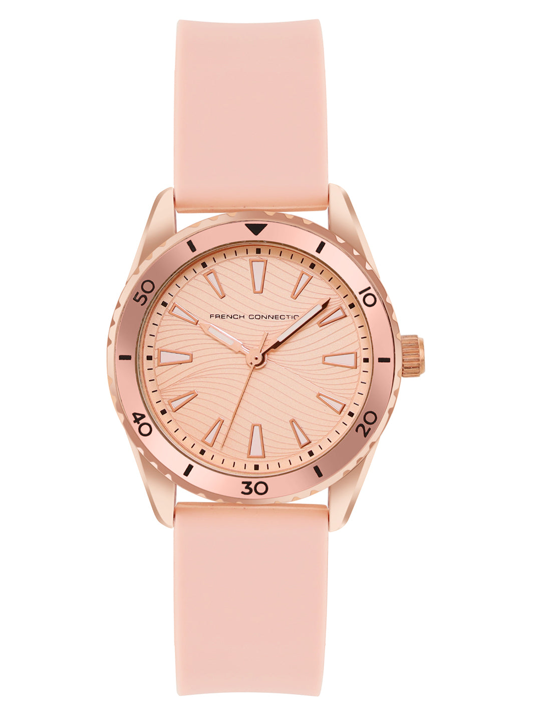 French Connection Rosegold Dial Analog Giftset for Women's - FCW13PL