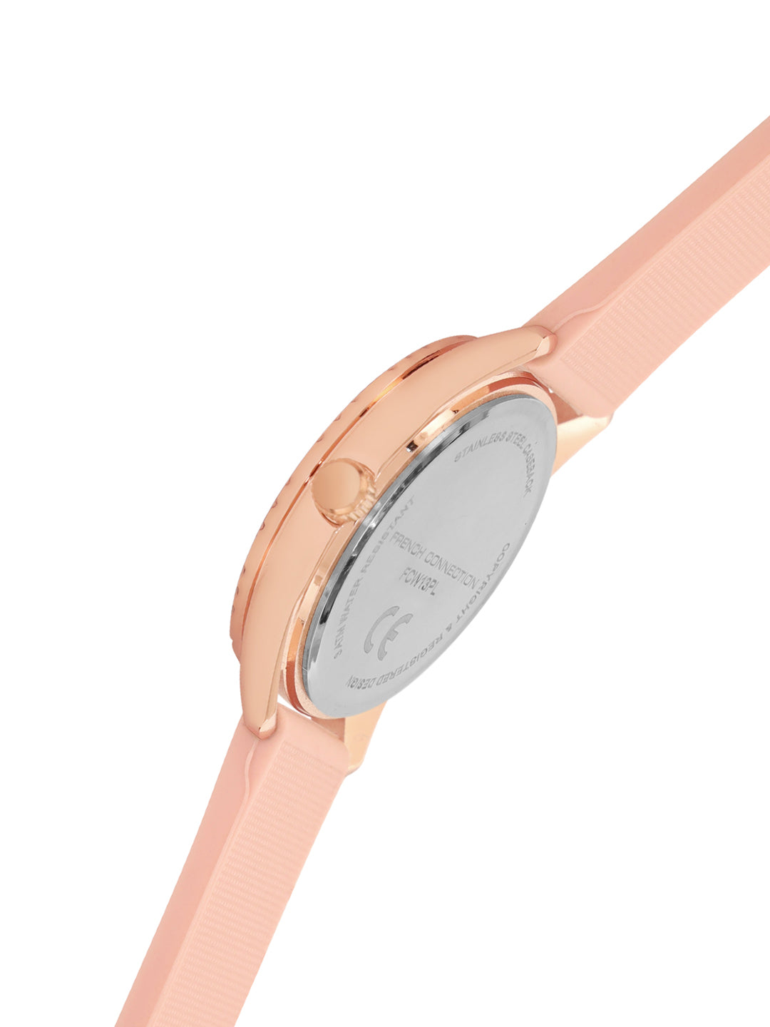 French Connection Pink Dial Analog Watch for Women's - FCB11PL