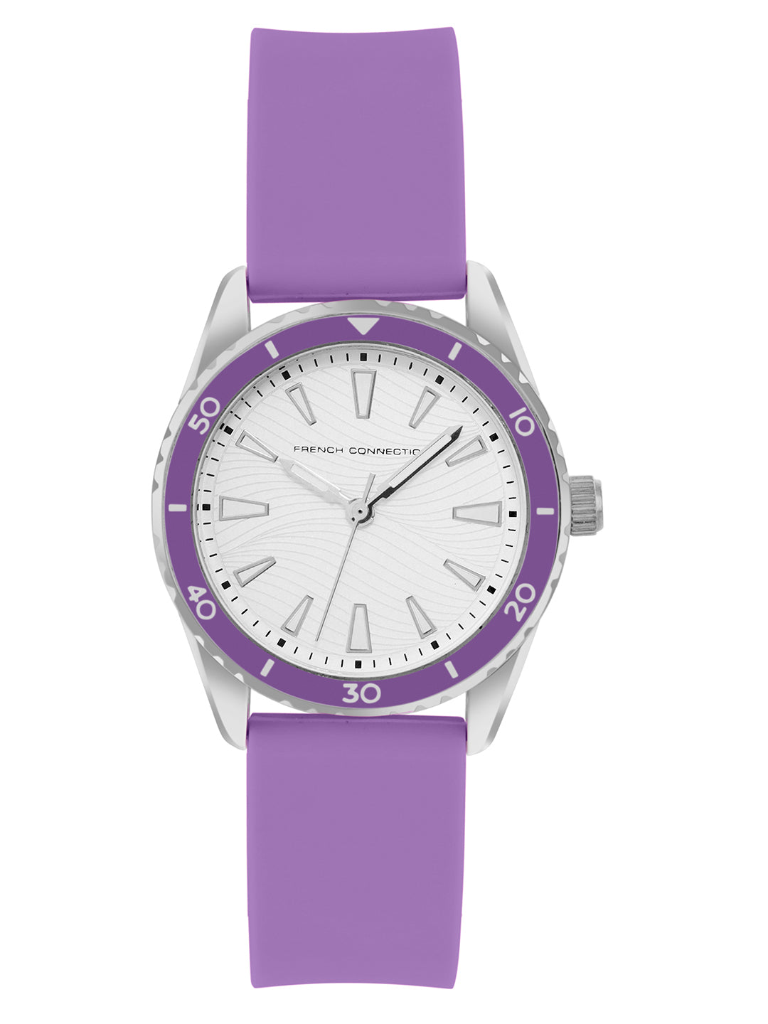 French Connection White Dial Analog Giftset for Women's - FCW13PRL