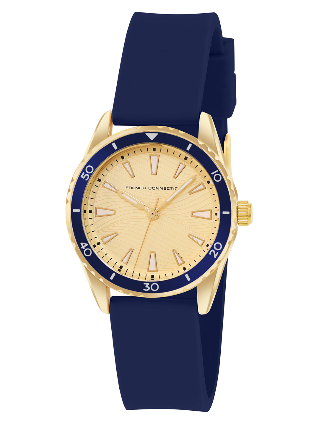 French Connection Gold Dial Analog Giftset for Women's - FCW13UL