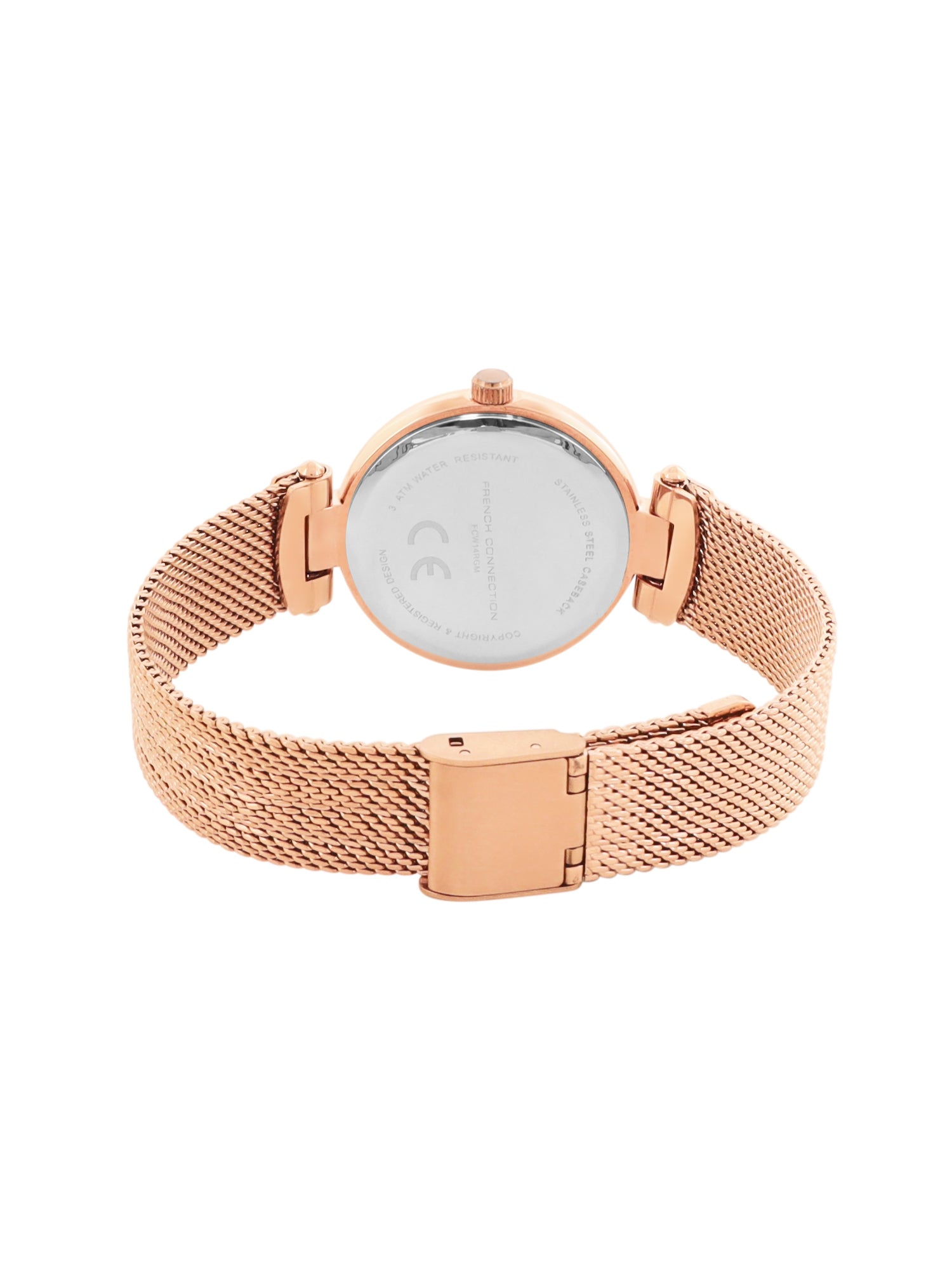 French Connection Analog Silver Dial Women's Watch-FCW14RGM