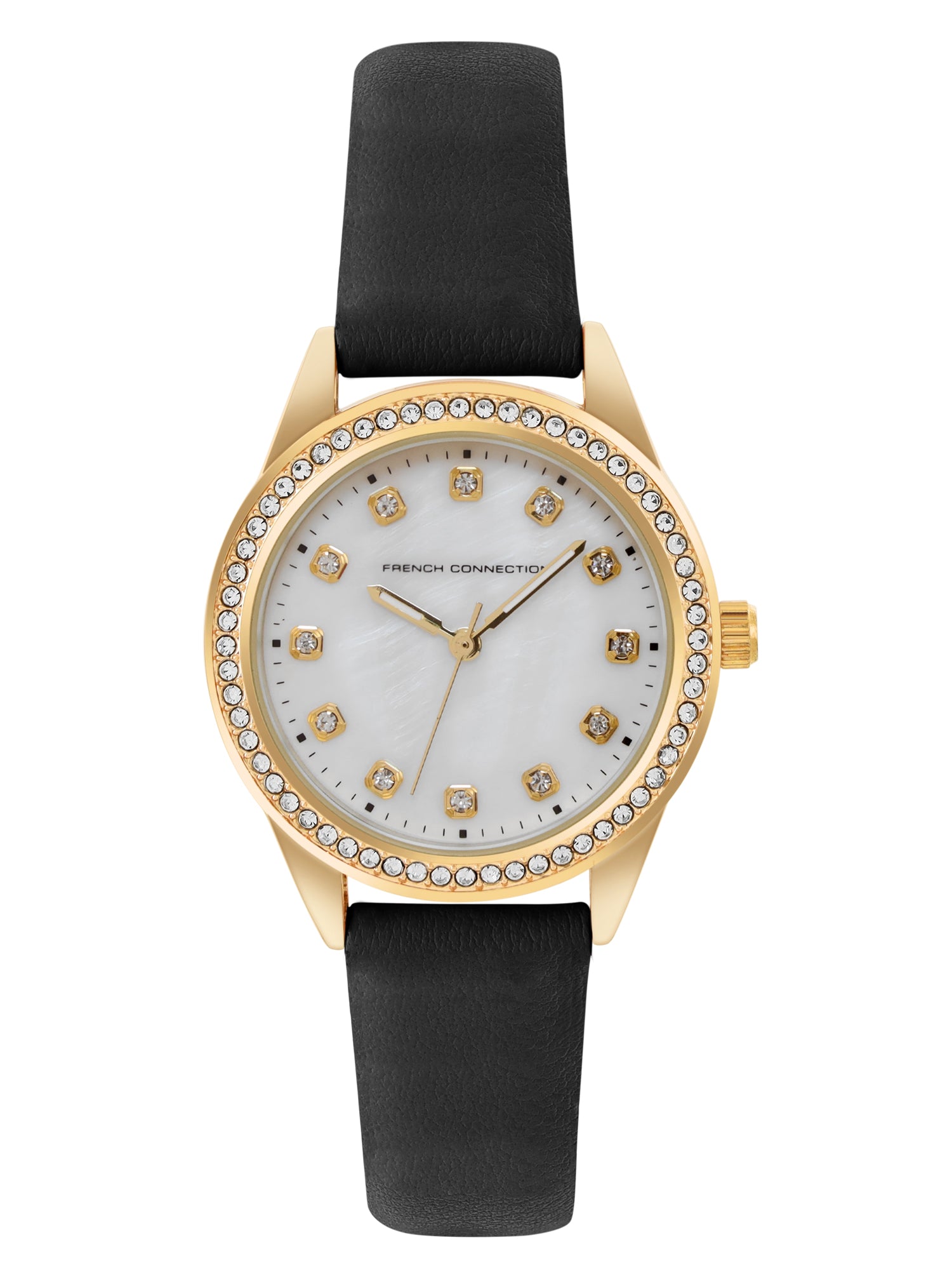 French Connection White Dial Analog Giftset for Women's - FCW15BL