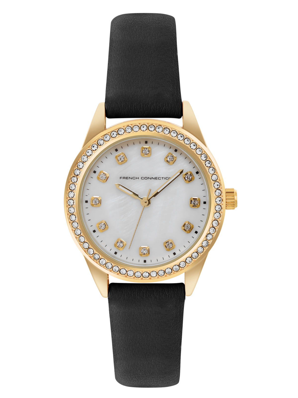 French Connection White Dial Analog Giftset for Women's - FCW15BL