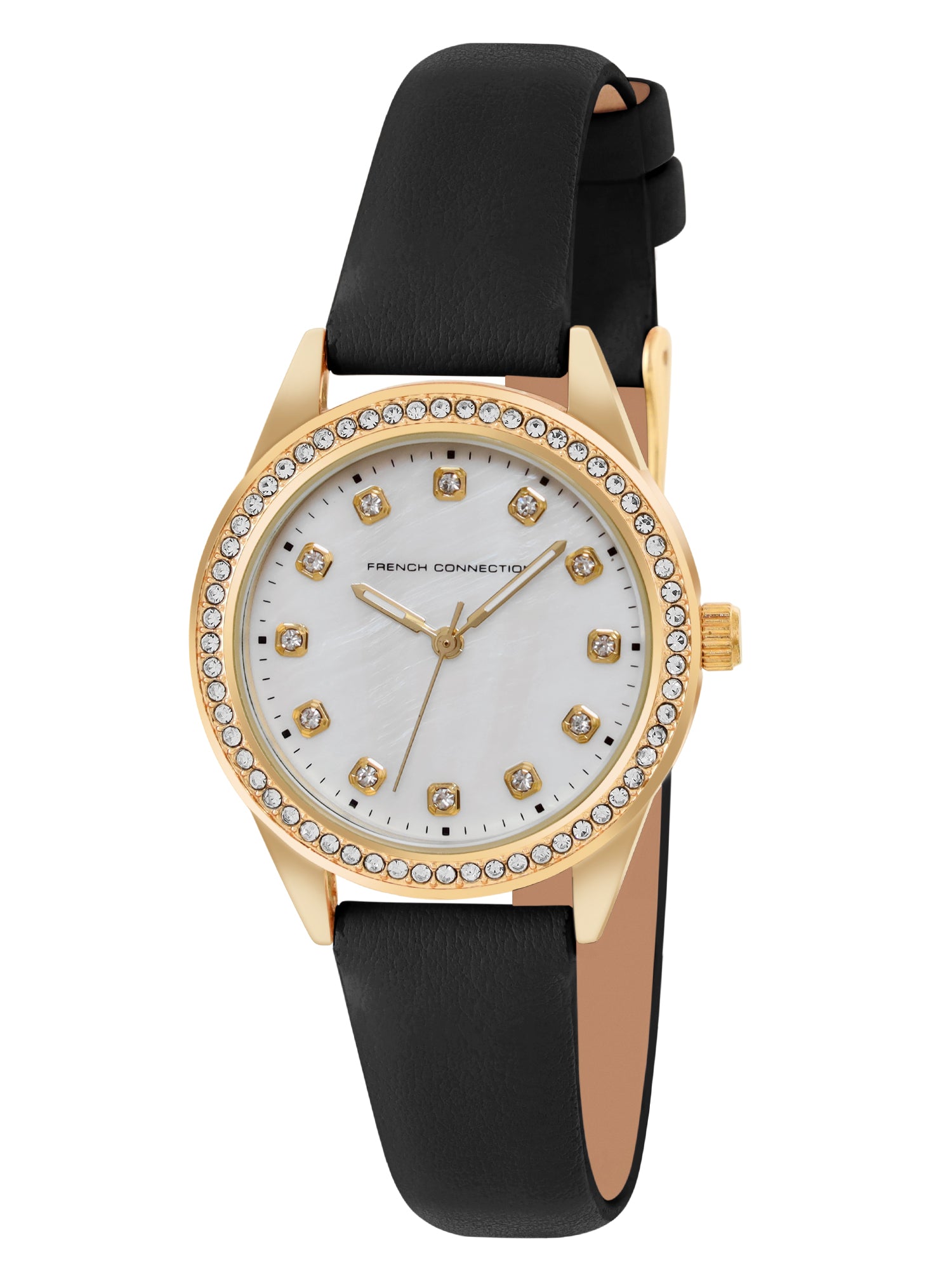 French Connection White Dial Analog Giftset for Women's - FCW15BL