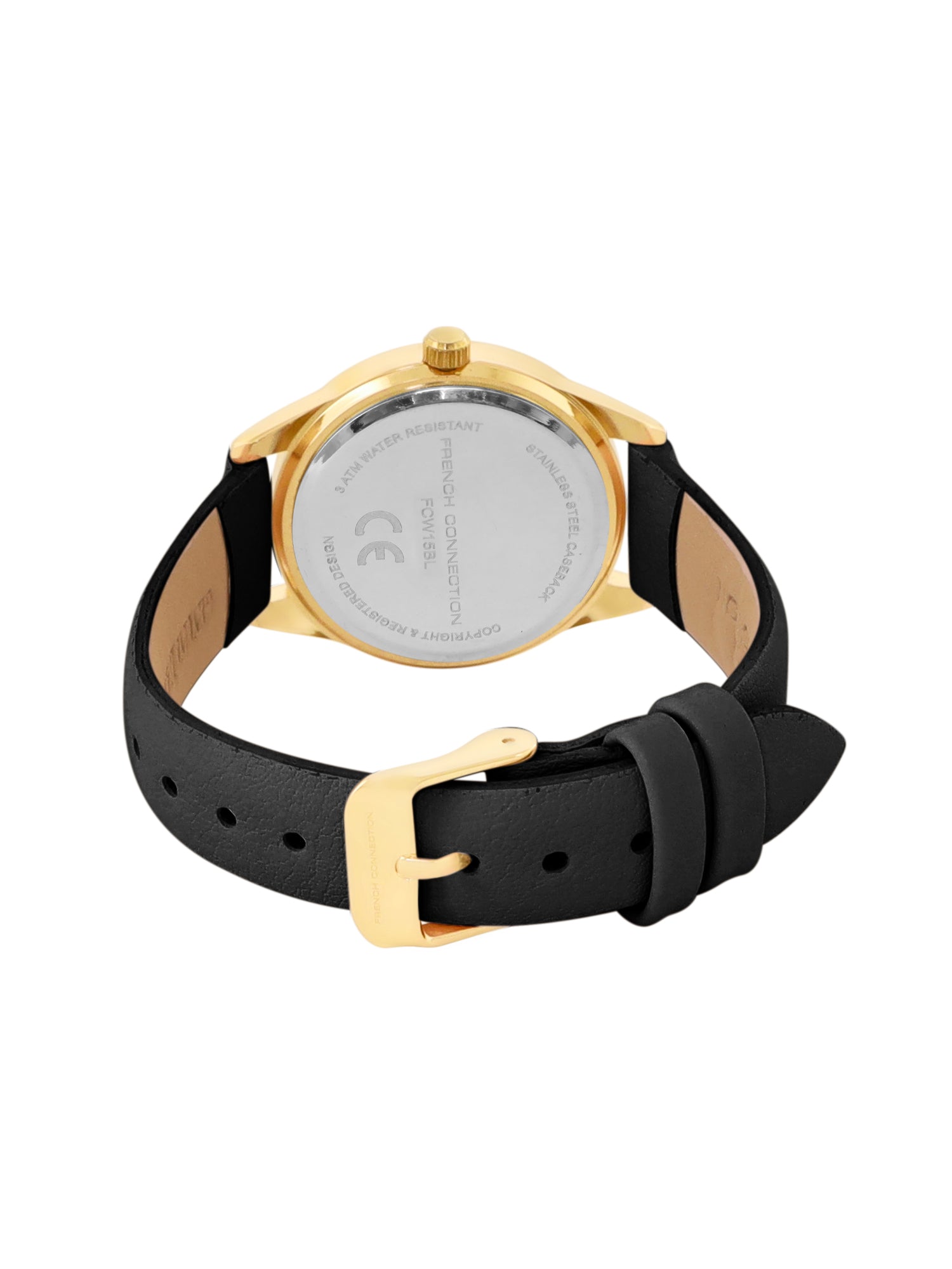 French Connection White Dial Analog Giftset for Women's - FCW15BL