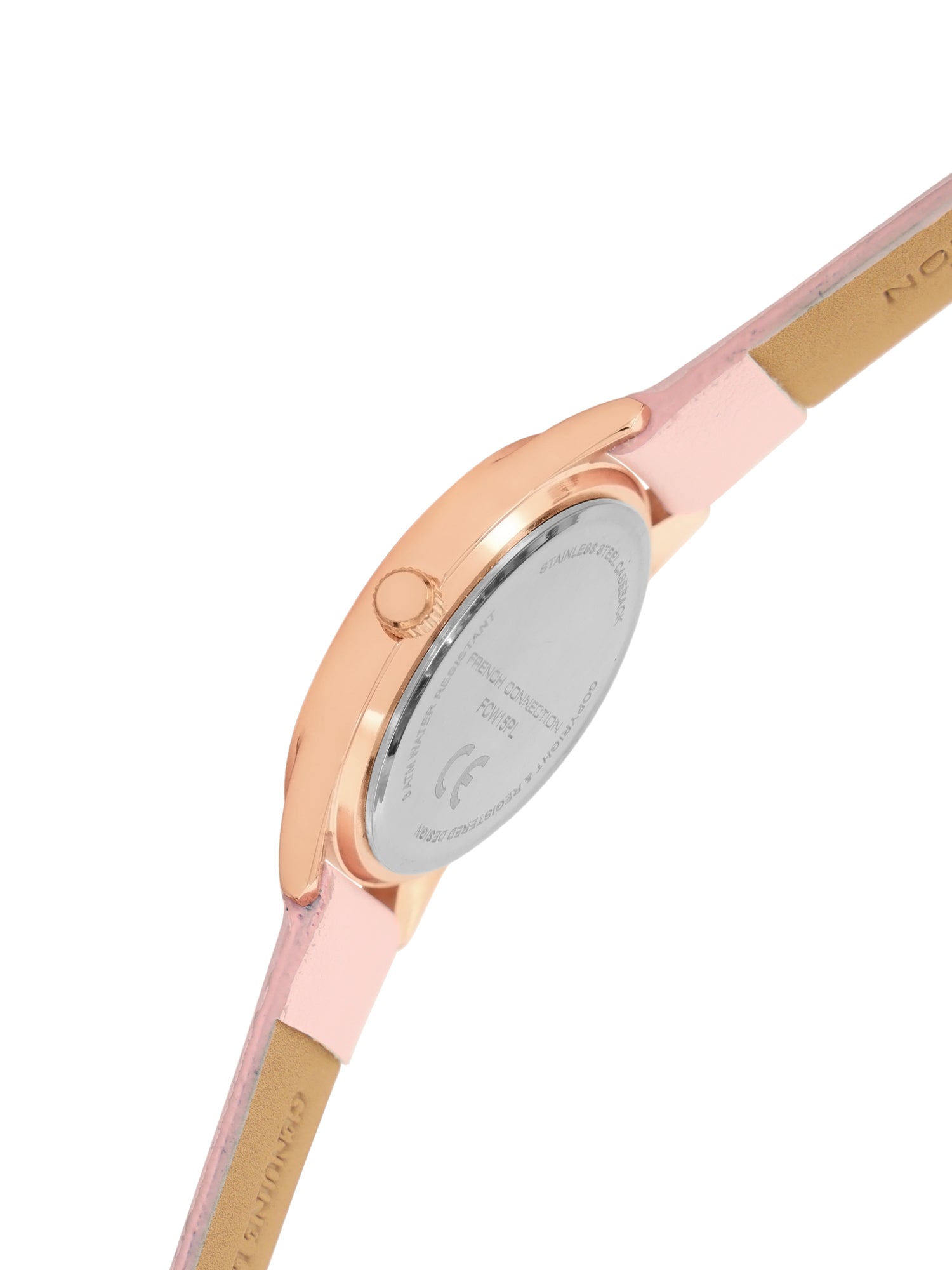 French Connection Pink Dial Analog Giftset for Women's - FCW15PL