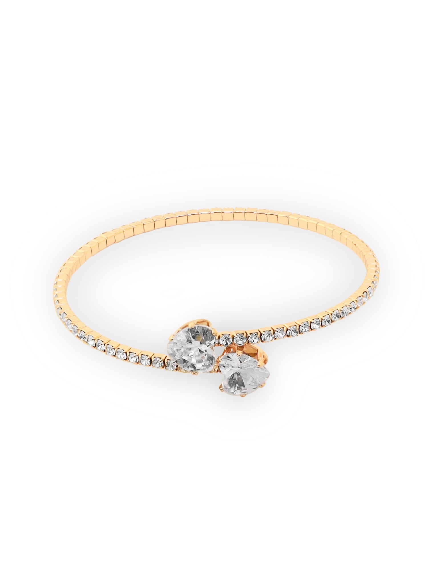 French Connection Sunray Champagne Round Dial With Gold Alloy Strap Watch - For Ladies Gift Set FCW19GM