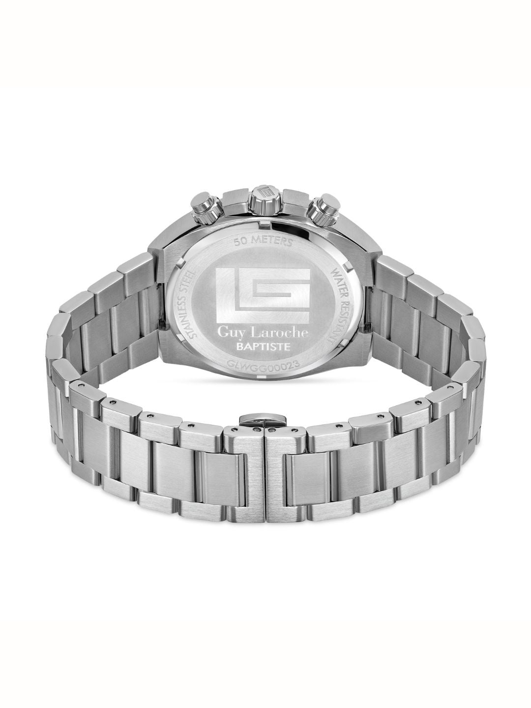 Guy Laroche BAPTISTE Black Sunray Round Dial | Chronograph Watch For Men's | GLWGG0002310