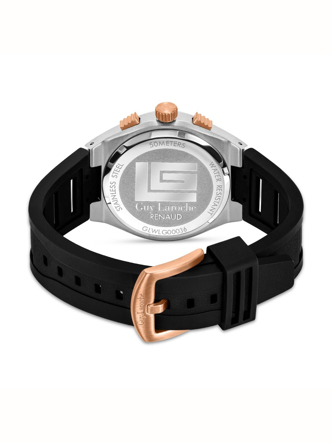 Guy Laroche RENAUD Brown Round Dial | Chronograph Watch For Men's | GLWGM0003604