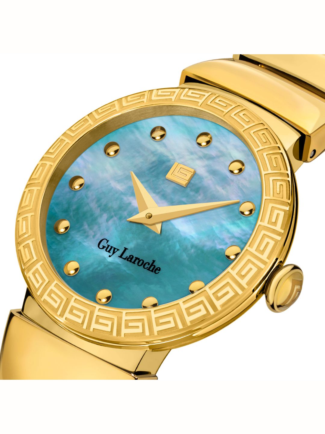 Guy Laroche ANNA Blue MOP Round Dial | Analog Watch For Women's | GLWLG0001404