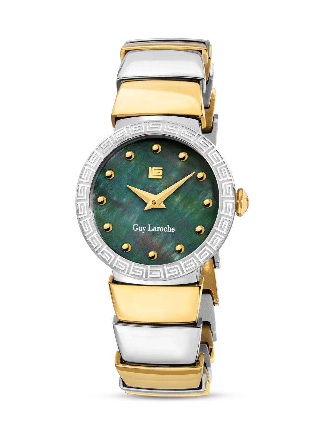Guy Laroche ANNA Green MOP Round Dial | Analog Watch For Women's | GLWLG0001405