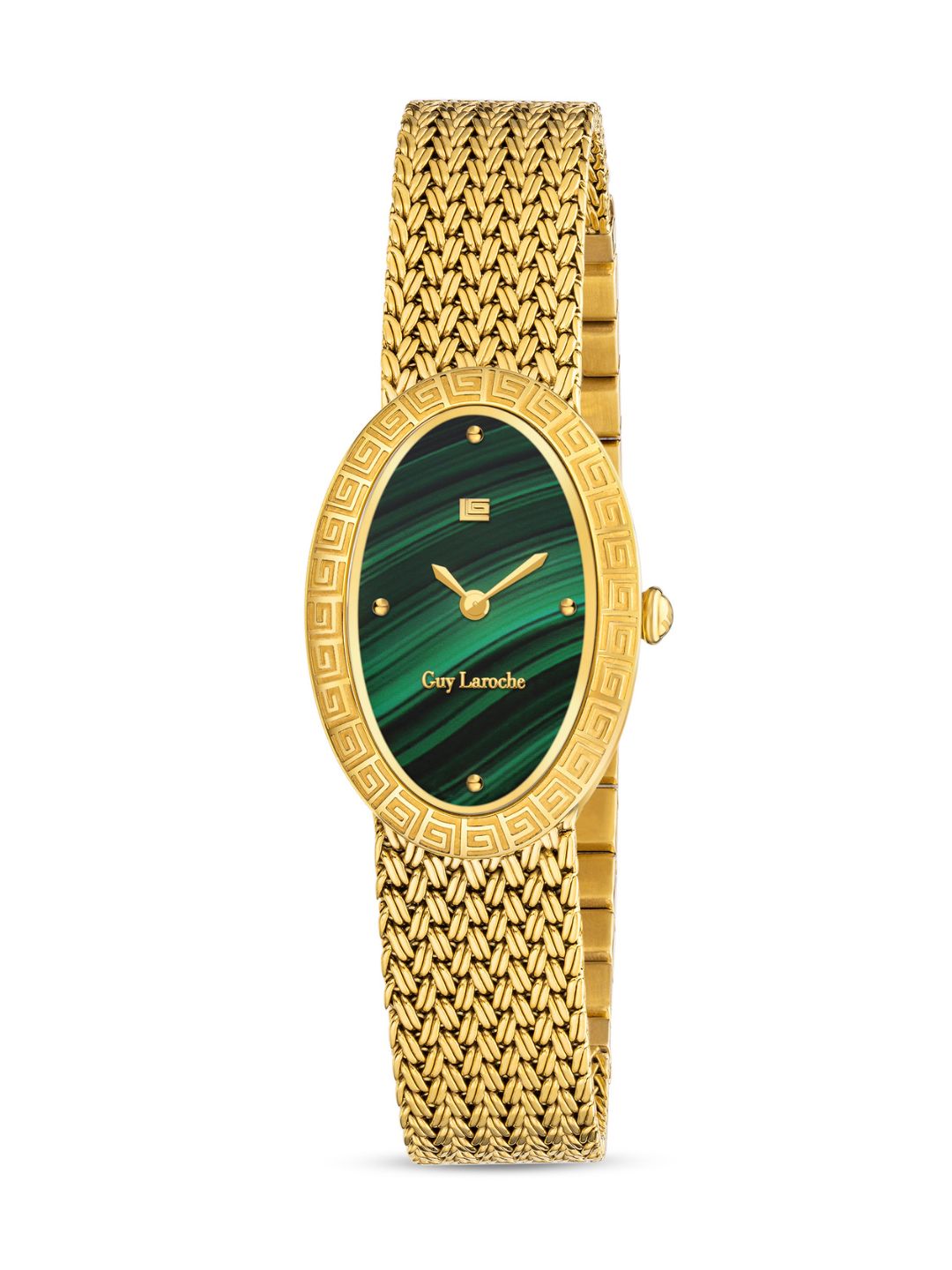 Guy Laroche EMMA Green MOP Oval Dial | Analog Watch For Women's | GLWLG0001504