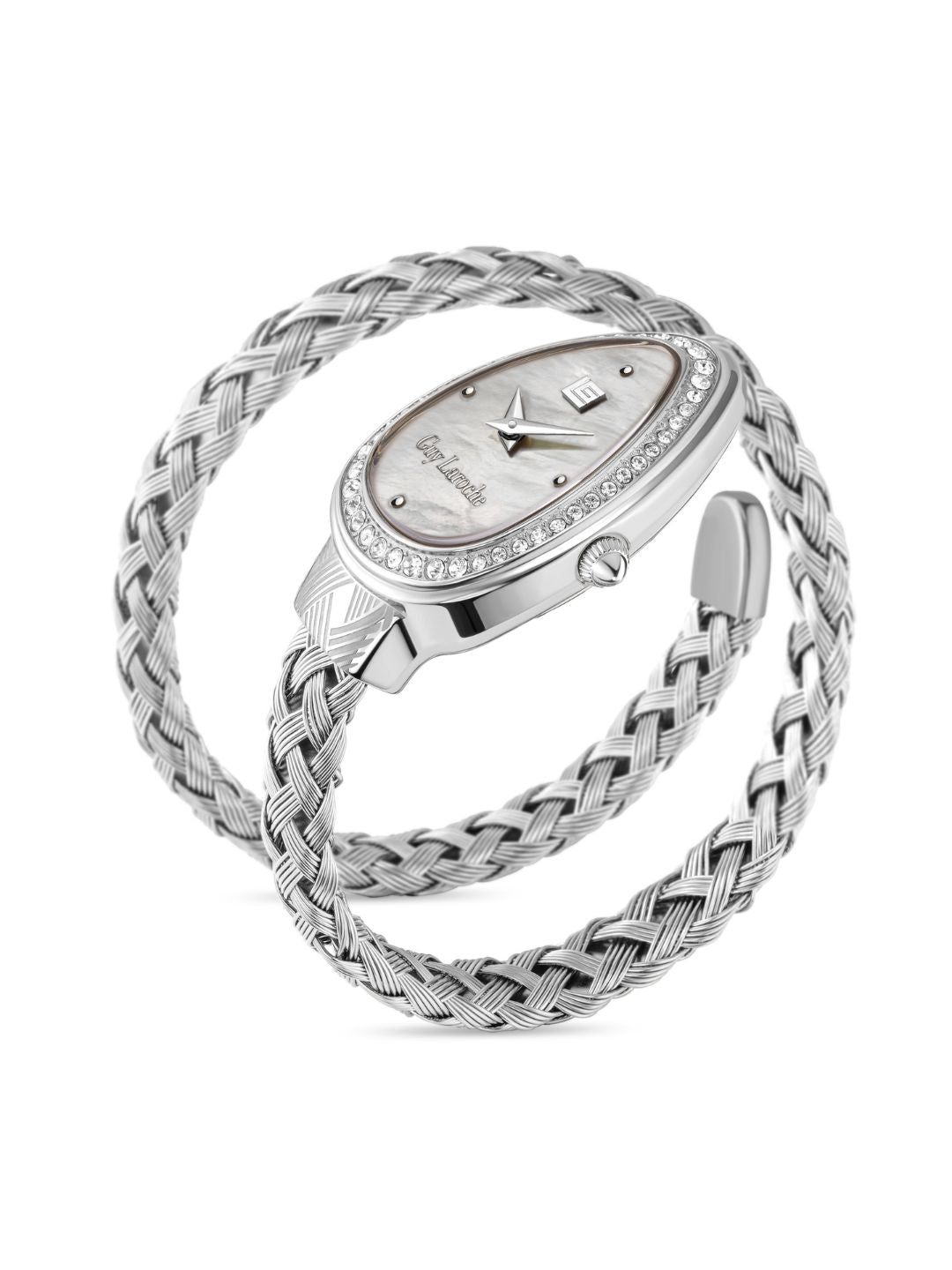 Guy Laroche ADELE White MOP Oval Dial | Analog Watch For Women's | GLWLG0002401