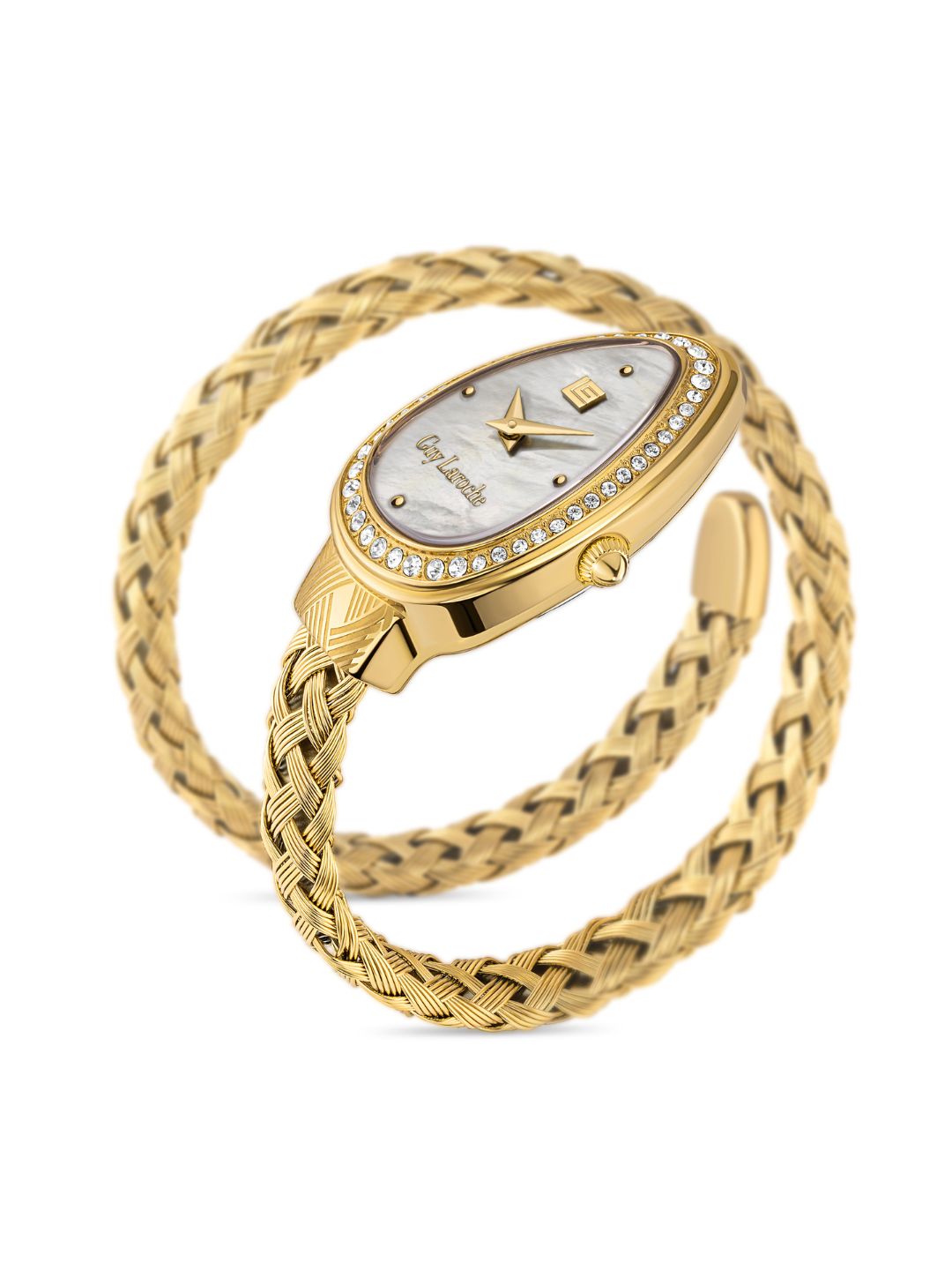 Guy Laroche ADELE White MOP Oval Dial | Analog Watch For Women's | GLWLG0002402