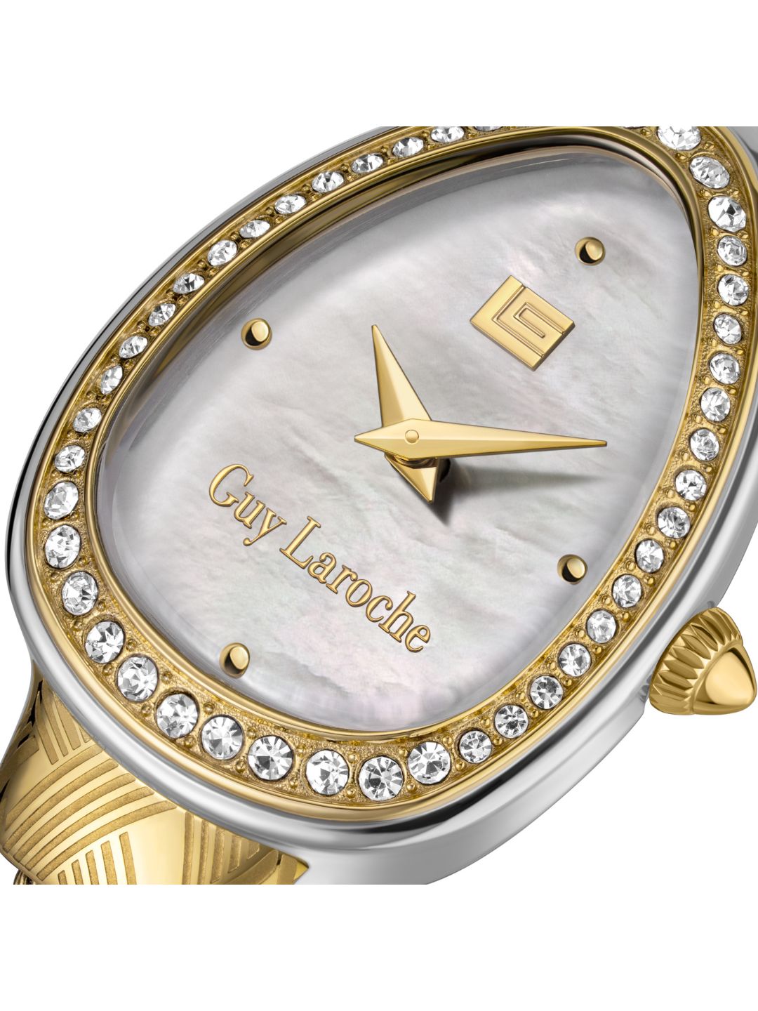 Guy Laroche ADELE White MOP Oval Dial | Analog Watch For Women's | GLWLG0002403